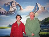 5 6 Stephen Venables And Bill Norton At Lhasa Airport 1998 There was already a group of 10 British trekkers camped at Kharta Chu, led by Stephen Venables who climbed the Everest East Kangshung Face in 1988. In his group was Bill Norton, son of Edward Norton, the British mountaineer on the ill-fated 1924 British Everest Expedition. Norton attained a height of 8572m (28126 feet), an altitude record without oxygen not surpassed until 1978 by Reinhold Messner. Stephen�s wish at the end of his Everest climb had come true, as written in his book, �I hoped that I might return one day to this magical valley for a real holiday, with no commitment to high-altitude masochism, free to rock climb and explore and hunt for flowers.� This photo is from later in the trip at Lhasa Airport.